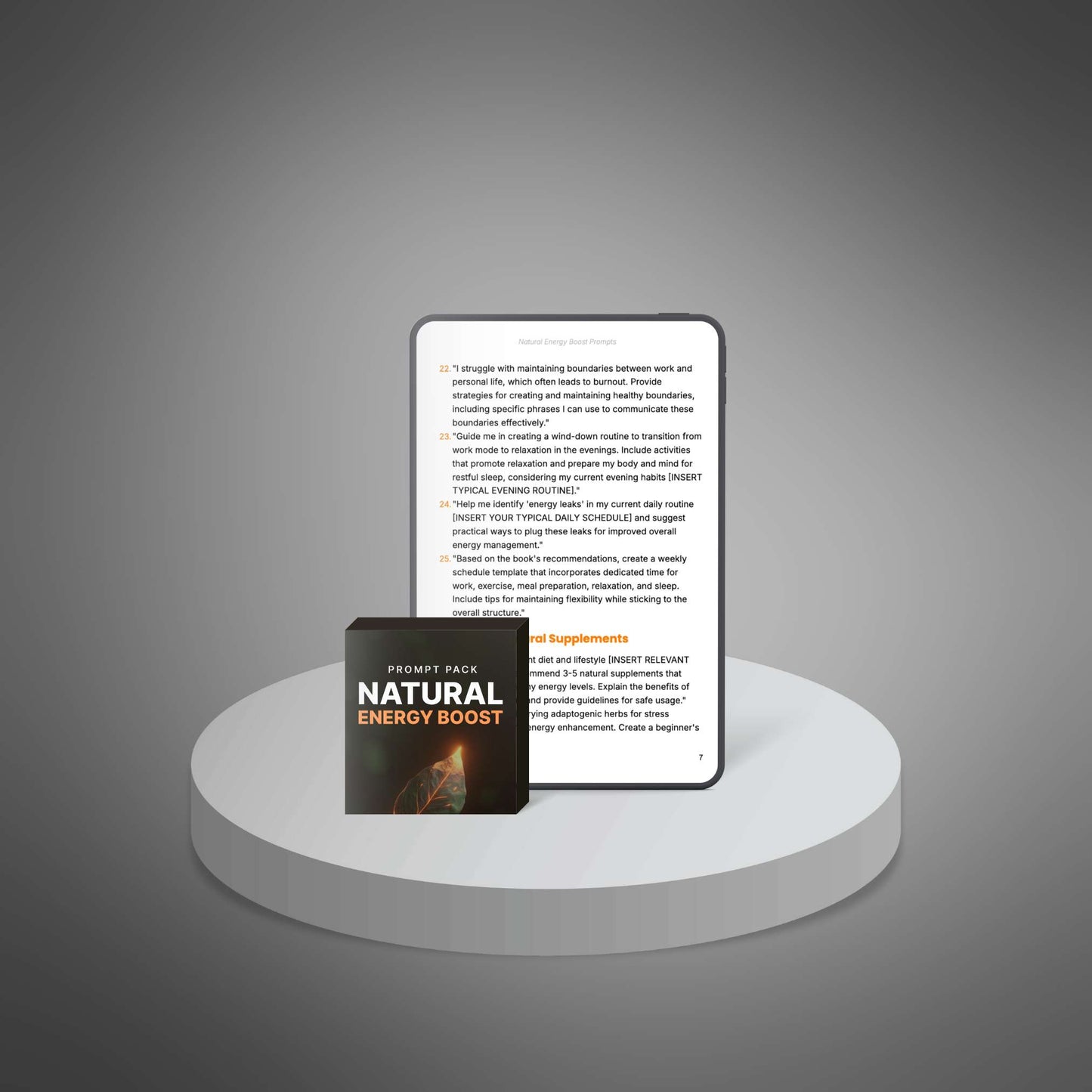 Natural Energy Boost - Bundle